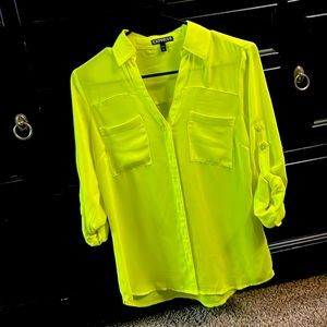 Express portfolio shirt SM neon